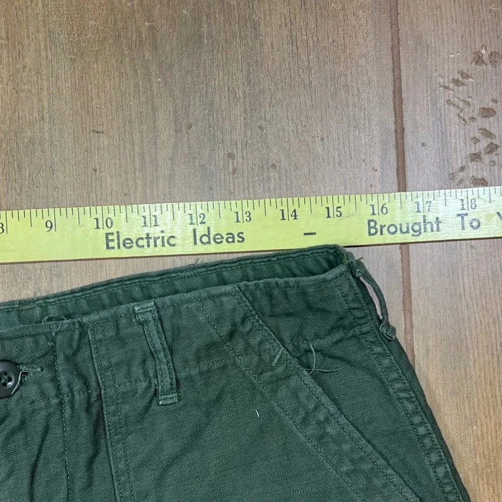 Vintage US Military OG-107 Cotton Sateen Fatigue Trousers Glenn Berry 36x33 ww2